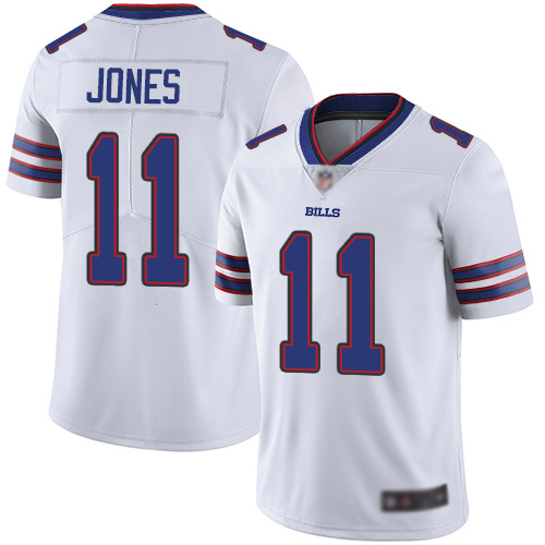 Men Buffalo Bills #11 Zay Jones White Vapor Untouchable Limited Player NFL Jersey->nfl t-shirts->Sports Accessory
